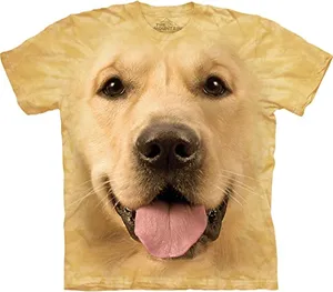 The Mountain Men's Big Face Golden T-Shirt