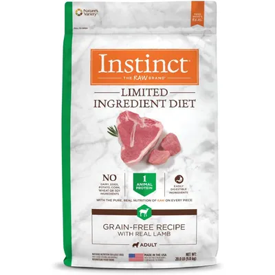 Instinct Limited Ingredient Diet Grain Free Recipe with Real Lamb Natural Dry Dog Food