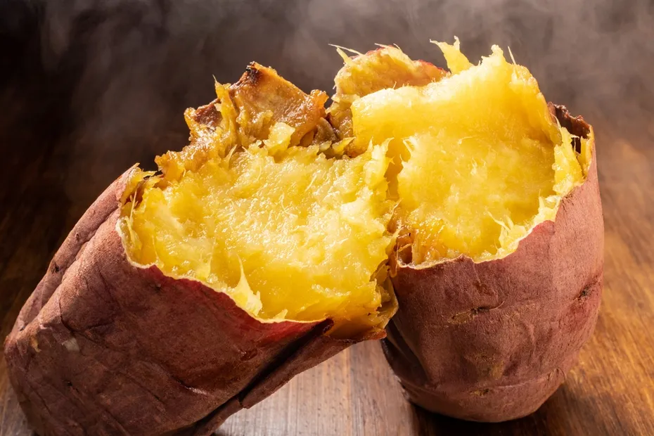Roasted sweet potato