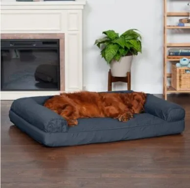 FurHaven Quilted Orthopedic Sofa Cat &amp; Dog Bed with Removable Cover