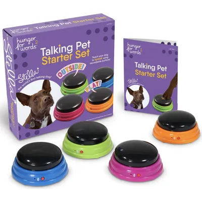 Hunger for Words Talking Pet Starter Set Dog Toy