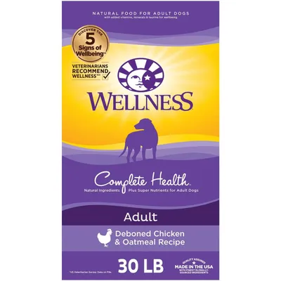 Wellness Complete Health Adult Deboned Chicken & Oatmeal Recipe new