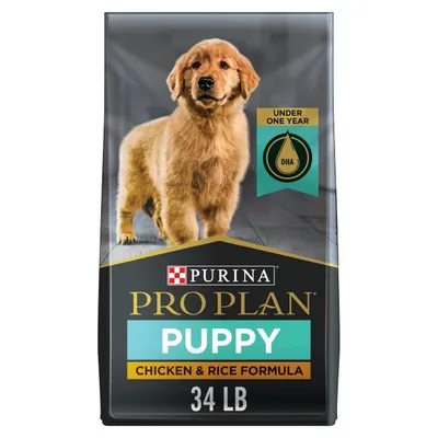 Purina Pro Plan Puppy Chicken & Rice Formula Dry Dog Food