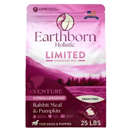 Earthborn Holistic Venture Limited Ingredient Grain-Free Rabbit Meal 1