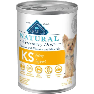Blue Buffalo Natural Veterinary Diet KS Kidney Support Wet Dog Food New