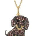 Dachshund Sterling Silver Necklace