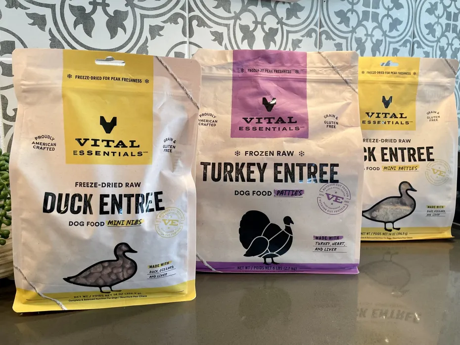 Vital Essentials raw dog food