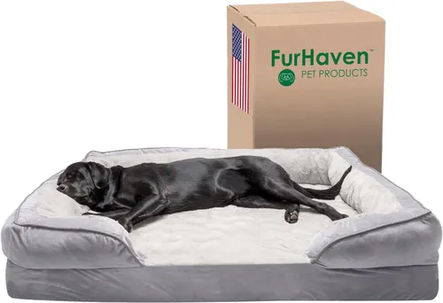 Furhaven Pet Plush Orthopedic Dog Bed