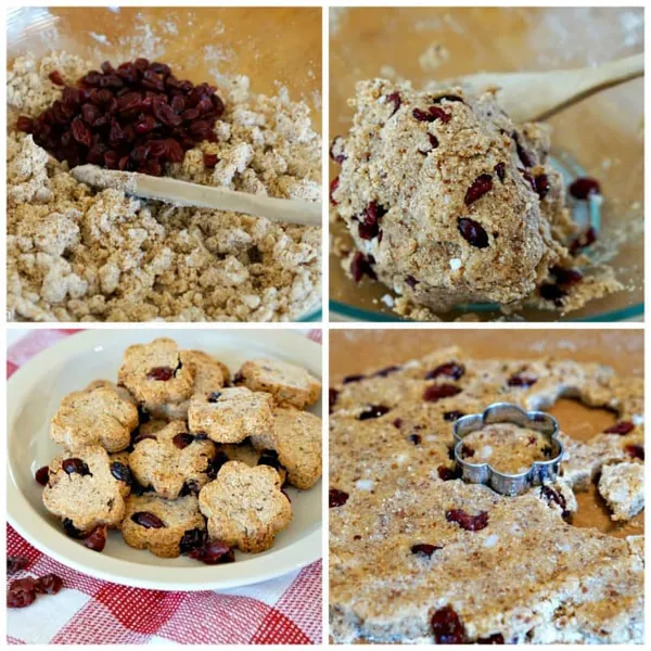 Almond Cranberry Dog Treats