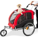 Best Choice Products 2-in-1 Dog Bike Trailer