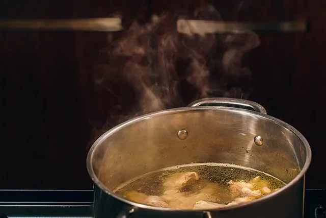 How to boil chicken for dogs