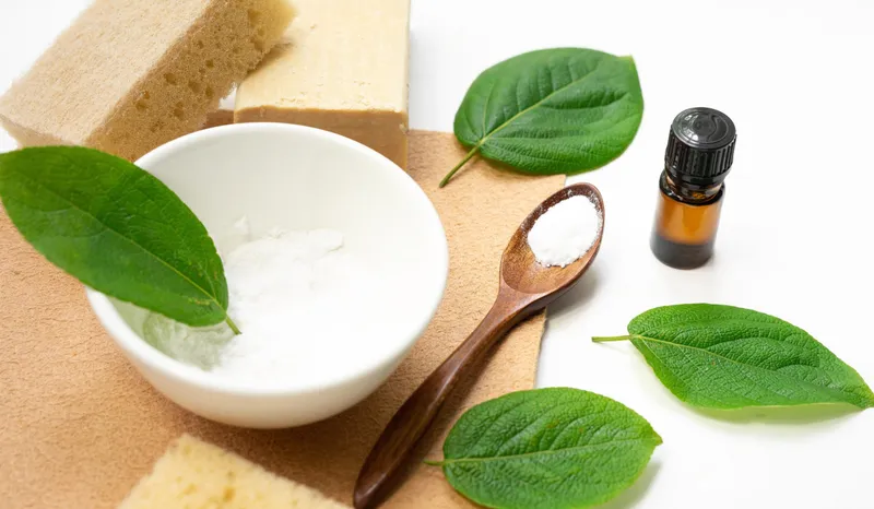baking soda and natural laundry soap