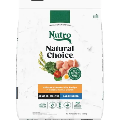 Nutro Natural Choice Large Breed Adult Chicken & Brown Rice Recipe new