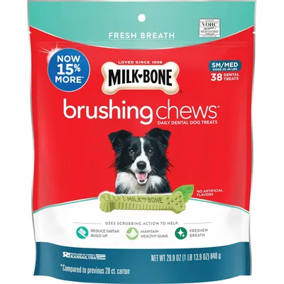 Milk-Bone Original Brushing Chews Daily Dental Dog Treats