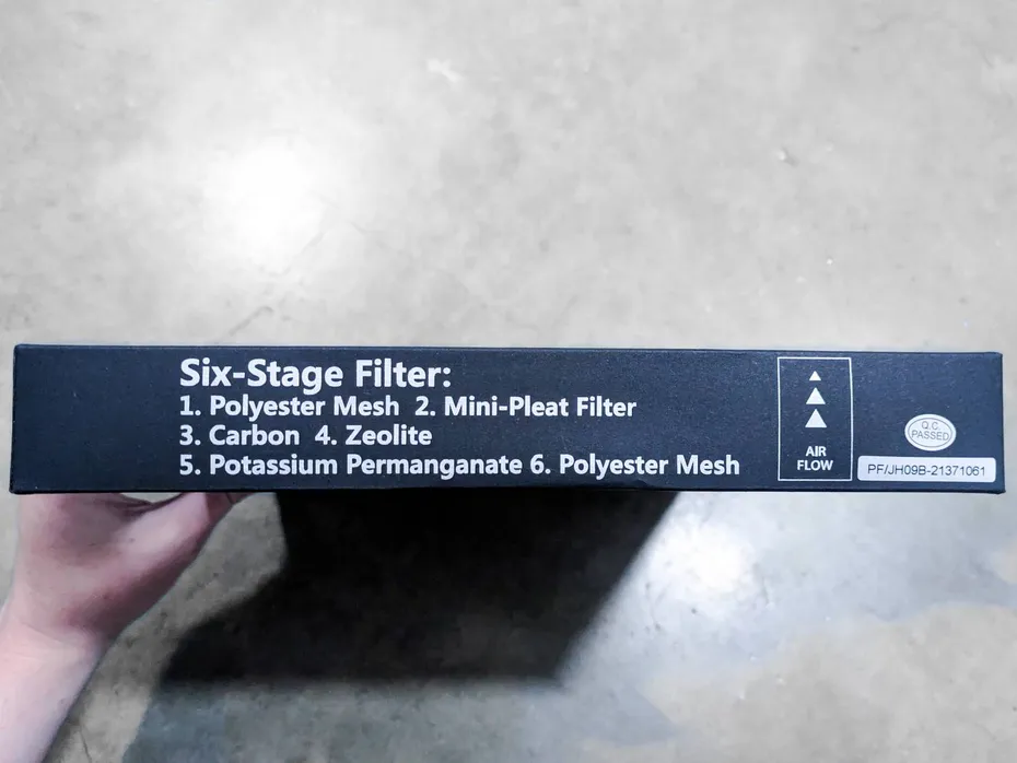 Intellipure Compact Air Purifier Review - six stage filter