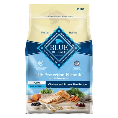 Blue Buffalo Life Protection Formula Puppy Chicken & Brown Rice Recipe Dry Dog Food