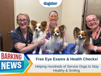Free Eye Exams and Health Checks for Hundreds of Service Dogs