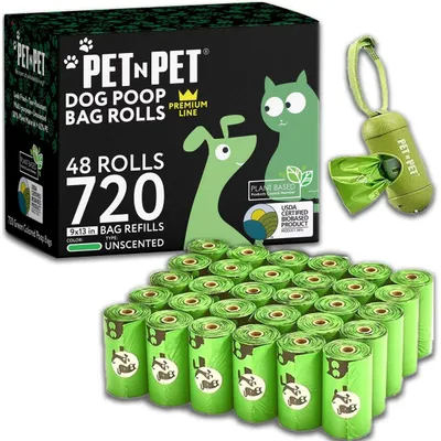 PET N PET Dog Poop Bags &amp; Dispenser