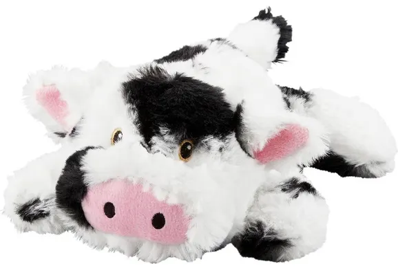 Frisco Plush Squeaking Cow Dog Toy