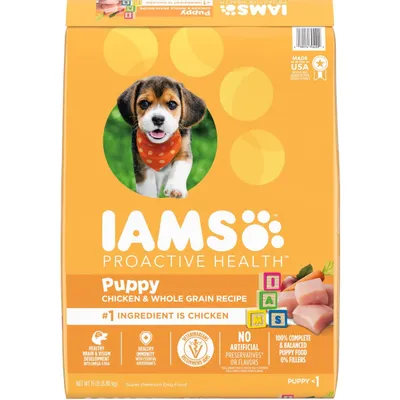 Iams Proactive Health Smart Puppy with Real Chicken Dry Dog Food New