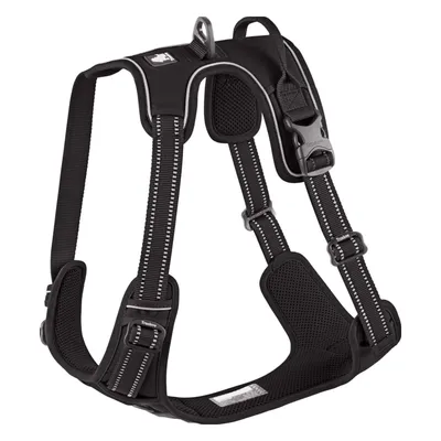 Chai's Choice Premium Outdoor Adventure 3M Polyester Reflective Front Clip Dog Harness
