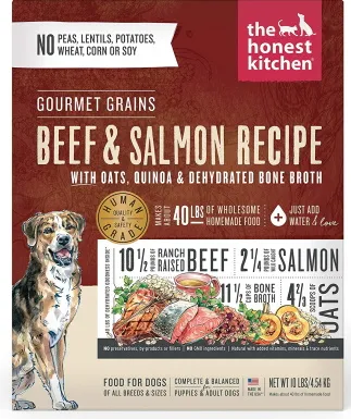 The Honest Kitchen Gourmet Grains Beef &amp; Salmon Recipe