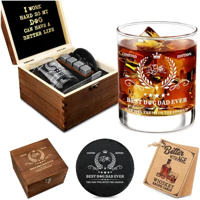 Dog Dad Whiskey Set new