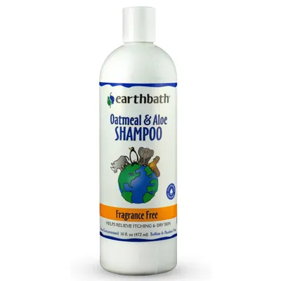 Earthbath Oatmeal & Aloe Fragrance Free Dog & Cat Shampoo