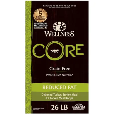 Wellness CORE Grain-Free Reduced Fat Turkey &amp; Chicken Recipe Dry Dog Food