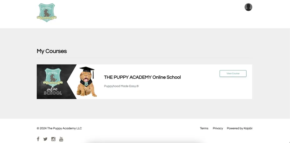 Puppy Academy Online School