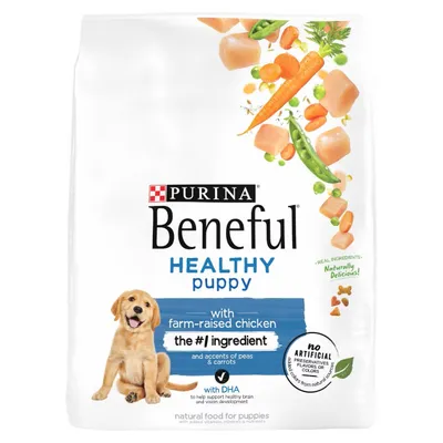Purina Beneful Healthy Puppy with Farm-Raised Chicken Dry Dog Food