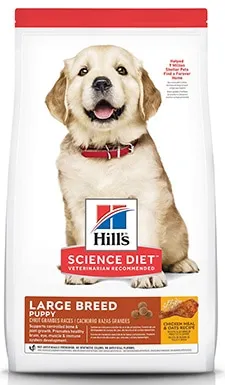 Hill's Science Diet Puppy Large Breed Chicken Meal &amp; Oat Recipe Dry Dog Food