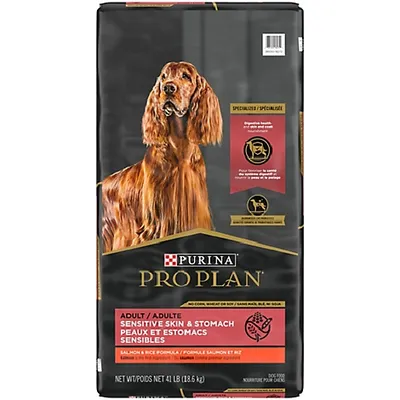 New Project Purina Pro Plan Sensitive Skin and Stomach Dog Food Salmon and Rice Formula
