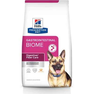Hill_s Prescription Diet Gastrointestinal Biome Chicken Flavor Dry Dog Food New