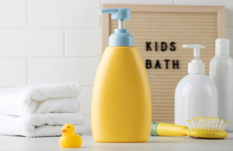 Baby shampoo bottle