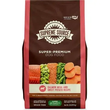 Supreme Source Grain-Free Salmon Meal &amp; Sweet Potato Recipe Dry Dog Food