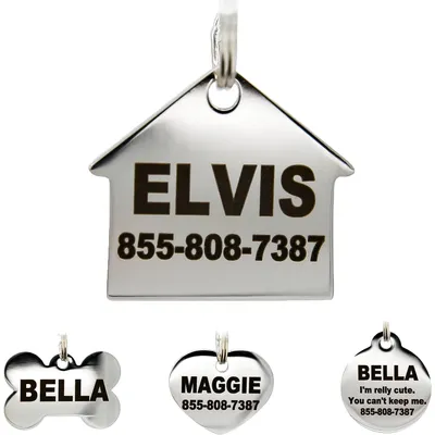 PetANTastic Stainless Steel Pet ID Tags