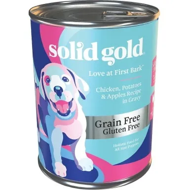 Solid Gold Love At First Bark Chicken, Potatoes &amp; Apples Puppy Recipe Grain-Free Canned Dog Food