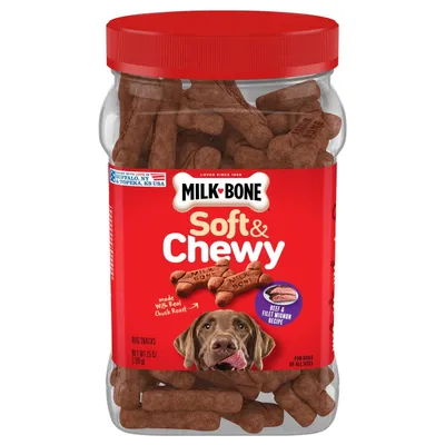 Milk-Bone Soft & Chewy Beef & Filet Mignon Recipe Dog Treats
