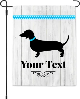 904 Custom Dog Breed Personalized Garden Flag