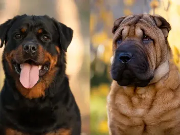 Rott Pei (Shar Pei Rottweiler Mix): Info, Pictures, Care & More