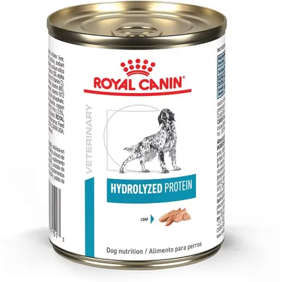 Royal Canin Veterinary Diet Adult Hydrolyzed Protein Loaf Canned Dog Food new