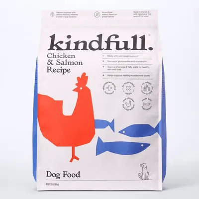 kindfull chicken and salmon recipe dry dog food