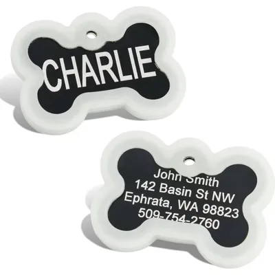 GoTags Aluminum Silencer Dog ID Tag