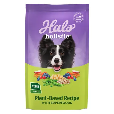 Halo Holistic Plant-Based Recipe With Superfoods Vegan Dry Dog Food