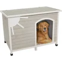 Midwest Eillo Folding Outdoor Wood Dog House