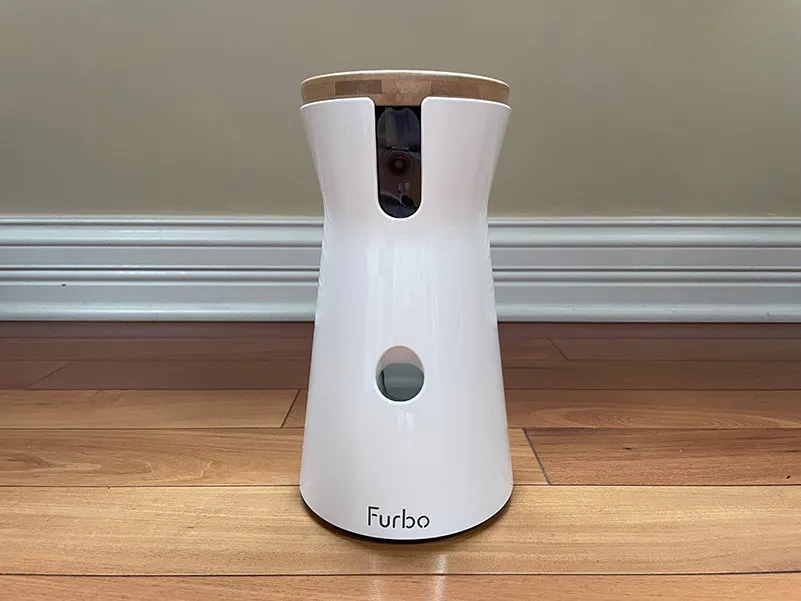 Furbo 360° Dog Camera on the floor