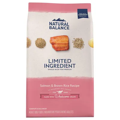 Natural Balance Limited Ingredient Salmon & Brown Rice Recipe Dry Dog Food