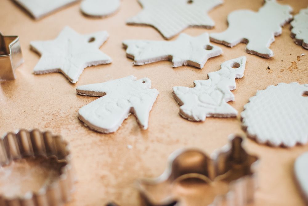Salt dough ornaments
