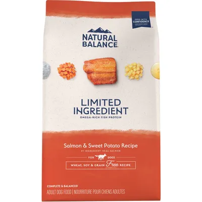 Natural Balance Limited Ingredient Grain-Free Salmon &amp; Sweet Potato Recipe Dry Dog Food